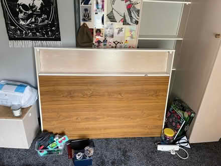 Photo of free Double headboard cabinet (Plymouth PL5) #1