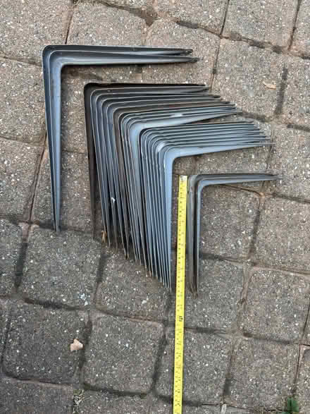 Photo of free Metal shelving brackets (Bedford Hills, NY) #3