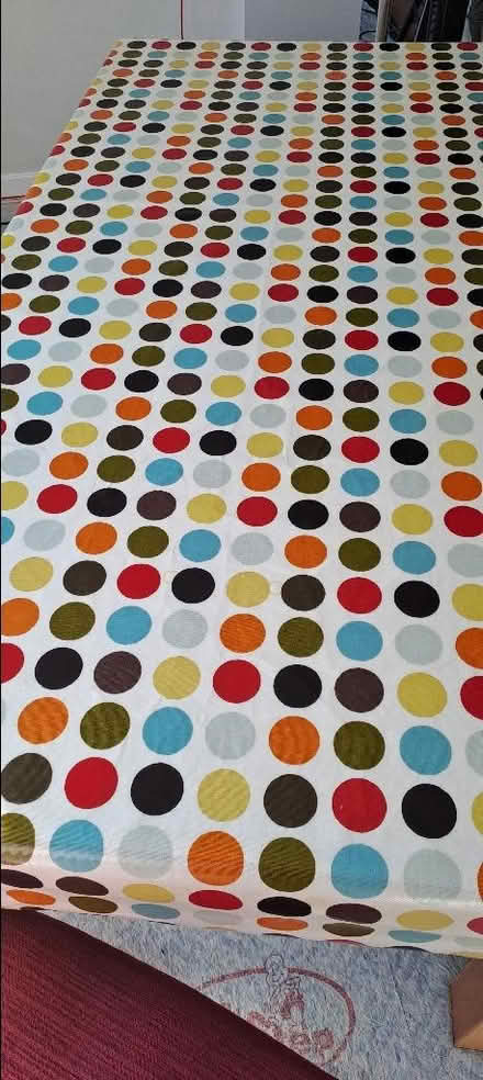 Photo of free Spotty vinyl tablecloth (Stanstead Abbotts SG12) #1