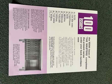 Photo of free 90 issues of The Masters Art Publication (CT2) #2