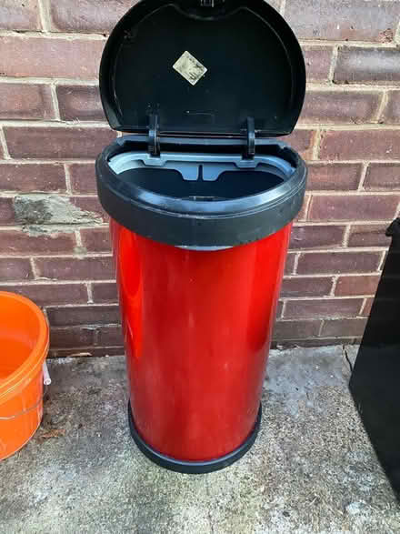 Photo of free Red touch lid bin (Southborough TN4) #1