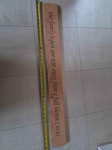 Photo of free Wooden sign (Belper DE56) #1