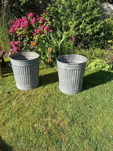 Photo of free galvanized bins with lids (Killiney) #1