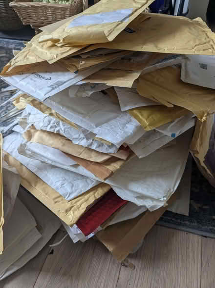 Photo of free Huge pile of used padded mailing envelopes, various sizes (Earwig Corner BN7) #1