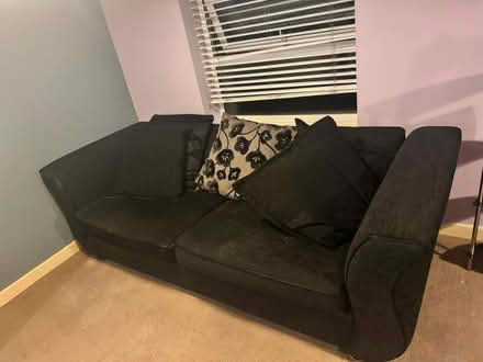 Photo of free 3seater chair and TV shelf (Newton heath) #1
