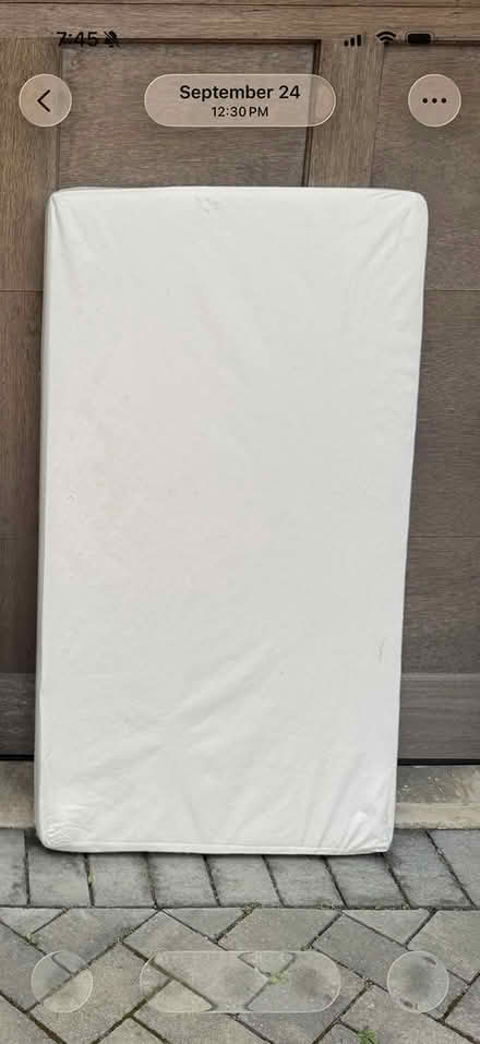 Photo of free gently used regular sized crib (Larchmont) #1