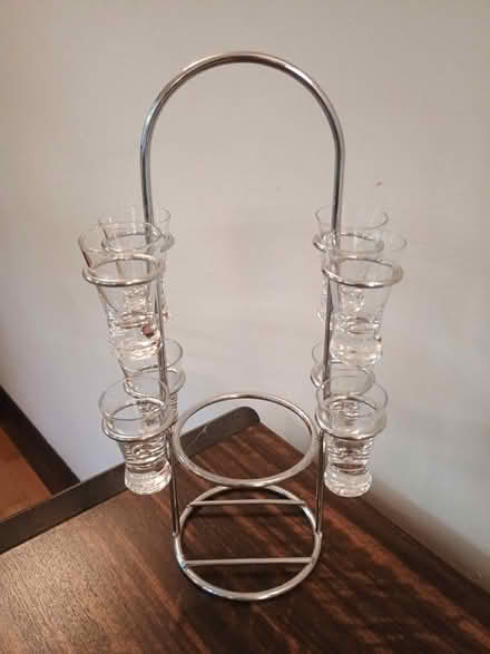 Photo of free Shot glasses and holder (Farnham Common SL2) #1