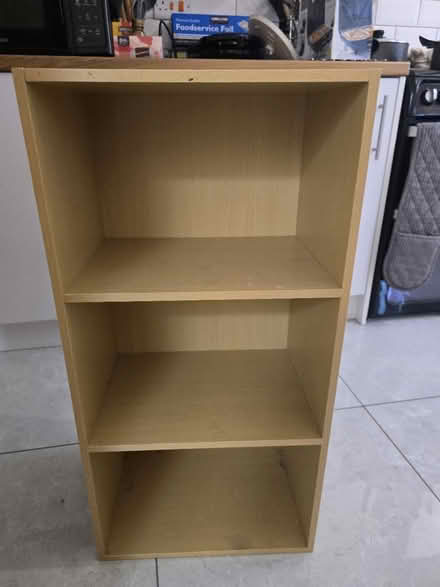 Photo of free Long book shelf in beech wood (Dewsbury WF12) #2