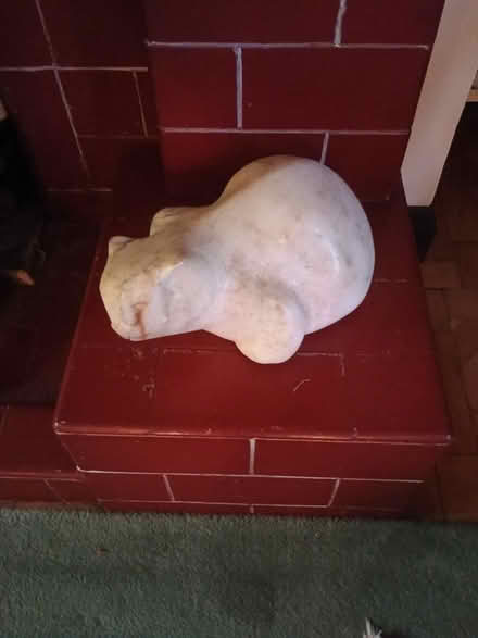 Photo of free Marble or soapstone cat (Farnham Common SL2) #1