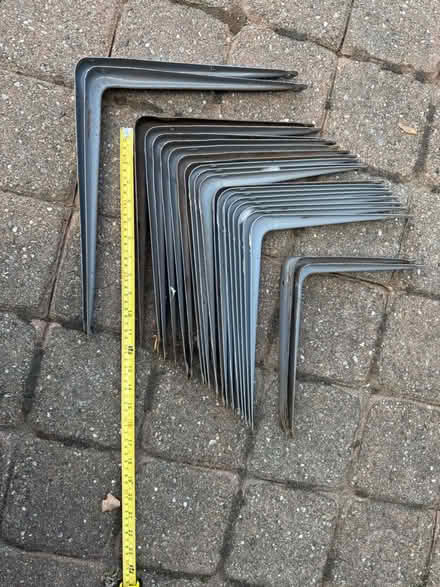 Photo of free Metal shelving brackets (Bedford Hills, NY) #2