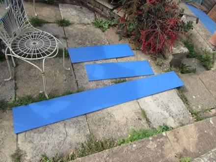 Photo of free Thin blue coloured chipboards (Botley OX2) #1