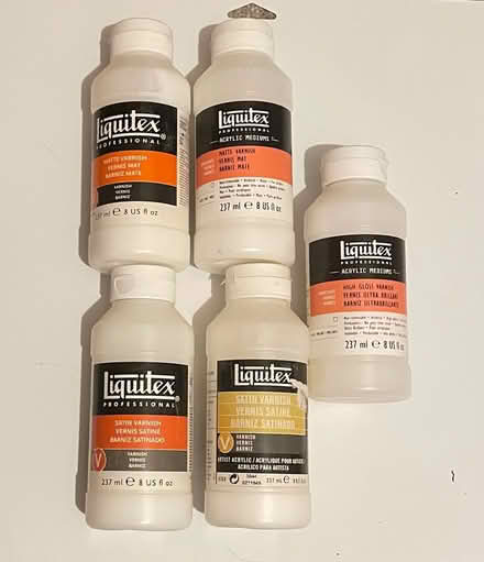 Photo of free Various Liquitex varnishes (Cripps Corner Rd TN32) #1