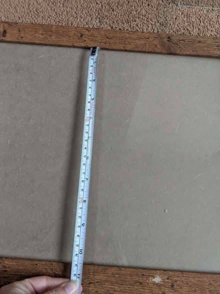 Photo of free Faux wood frame with glass and extra piece glass (Horspath OX33) #2