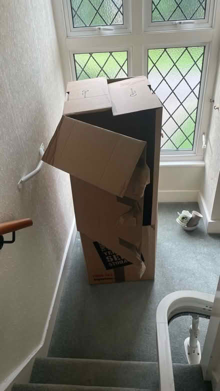 Photo of free Single wardrobe box with rail (West End KT10) #2