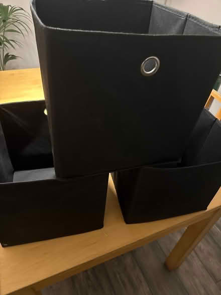 Photo of free 3xCollapsible Fabric Storage Cubes (Erith Bexley DA8) #1