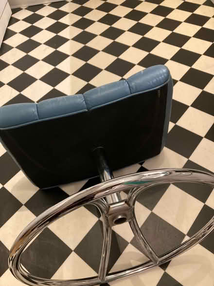 Photo of free Stool - leather and chrome (Hollingdean BN1) #3