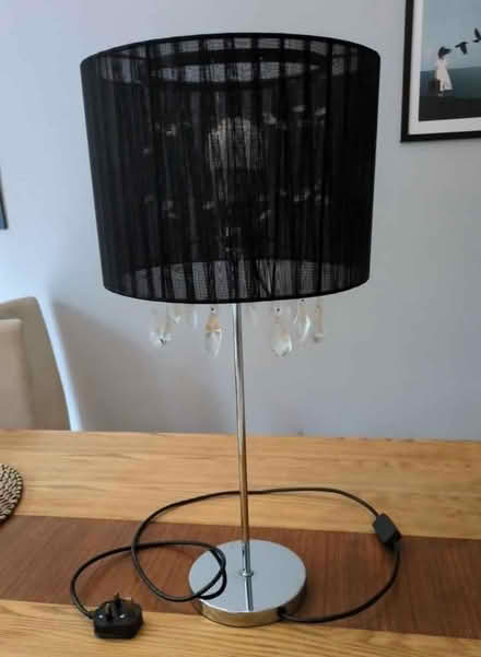 Photo of free Black crystal chandelier lamp (North Abingdon OX14) #4
