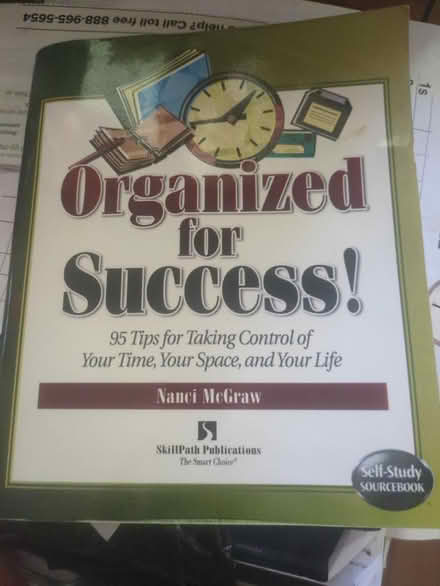 Photo of free Organized for success book (Leonardo/Middletown) #1