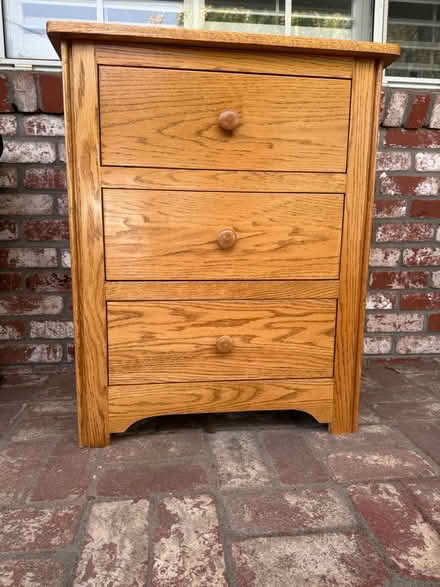 Photo of free Wooden drawers side table (Rancho Rinconada, Cupertino) #1