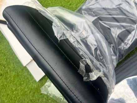 Photo of free 2 Black bar leather bar chair (Streatham Vale) #1