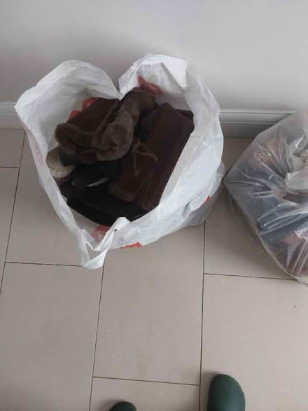 Photo of free 2 large bags of assorted shoes,boots & sandals (Mottingham SE9) #3