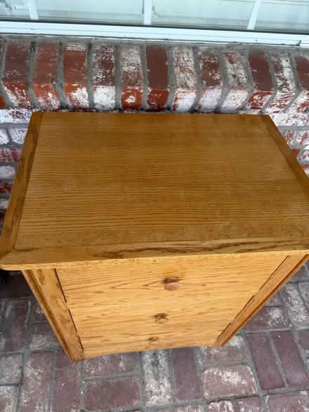 Photo of free Wooden drawers side table (Rancho Rinconada, Cupertino) #2
