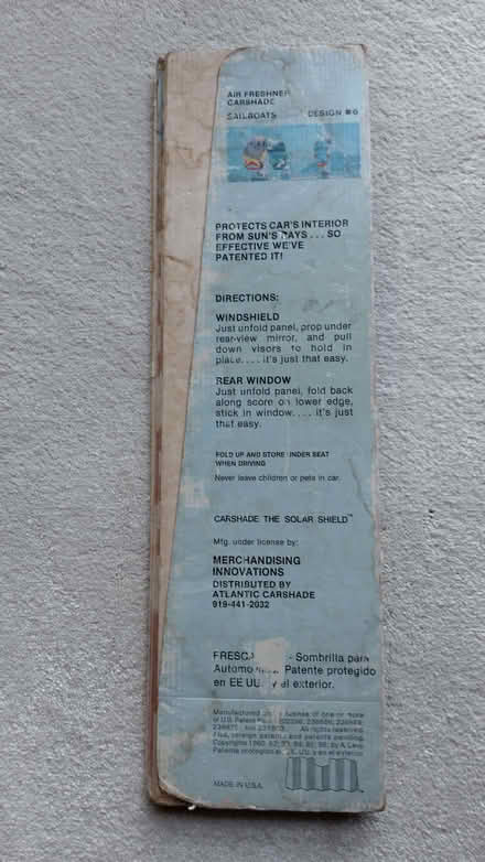 Photo of free Windscreen Sun Shield (Kenley CR8) #4