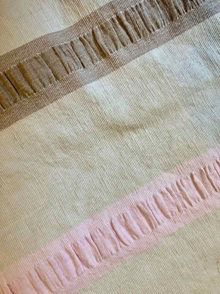 Photo of free 2 strips of cotton fabric with tucked panels (Ifton Heath SY11) #2
