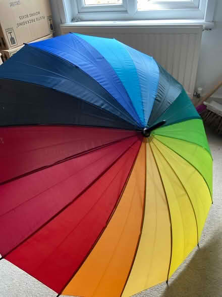 Photo of free Rainbow umbrella (Barnes) #1