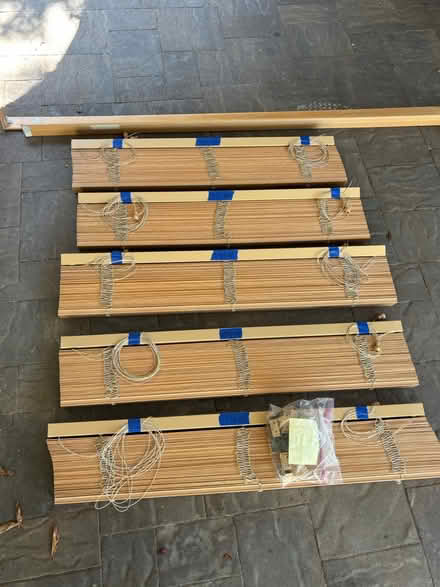 Photo of free 5 Wooden Blinds (1 Block from MV Library) #1