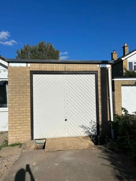 Photo of free Scrap metal garage door. (Freeland OX29) #1