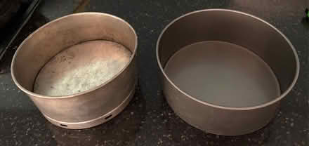 Photo of free 2 cake tins 7 1/2” and 8 1/2” (Eastbourne BN20) #1