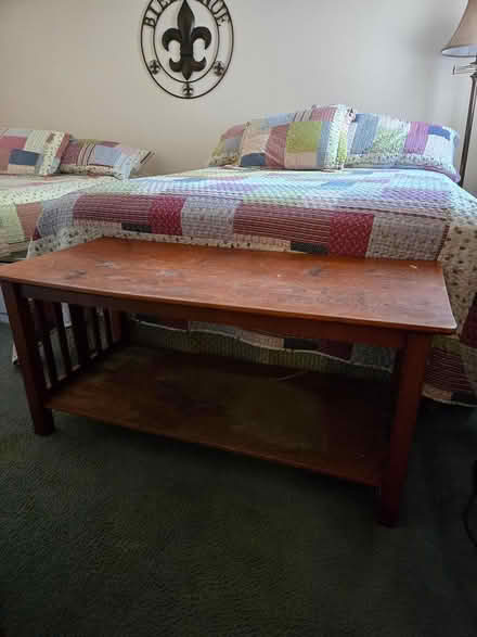 Photo of free Wood coffee table (Near Sugarcreek Reserve) #1