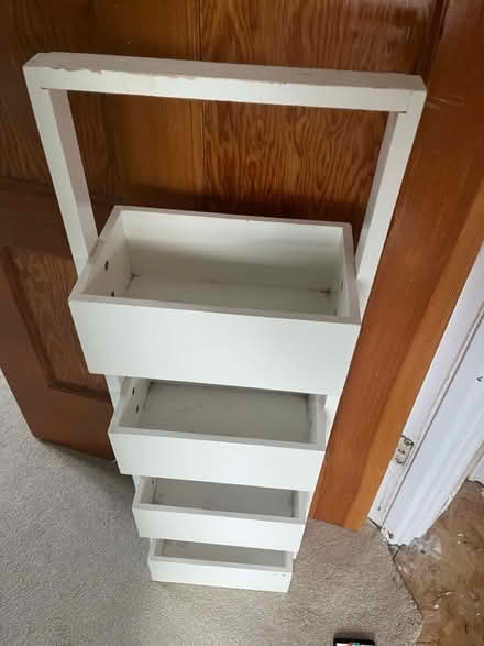 Photo of free White Wooden Storage (BN3) #1