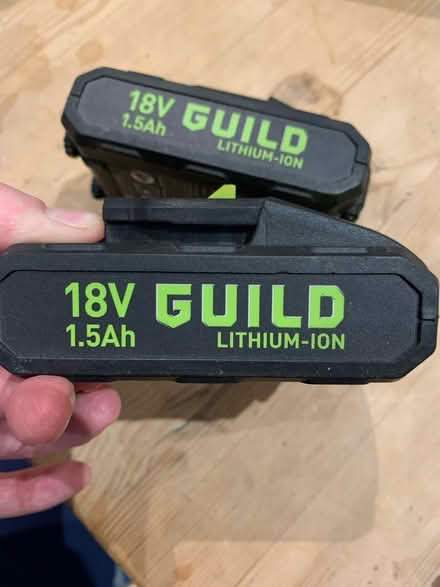 Photo of free Guild lithium batteries and charger (Buntingford SG9) #1