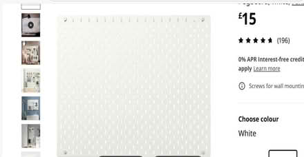 Photo of free Ikea pegboard wall organiser (BN41) #2