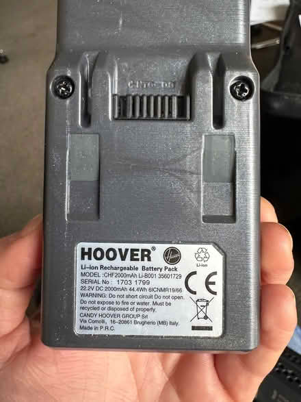 Photo of Hotpoint Vacuum charging lead (Rainhill) #1