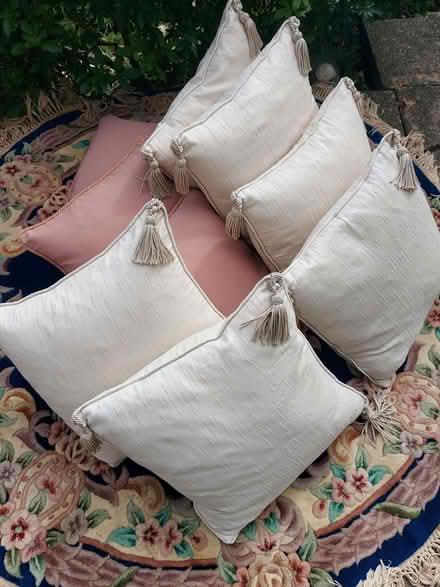 Photo of free Cream sofa scatter cushions (Kidsgrove ST7) #1