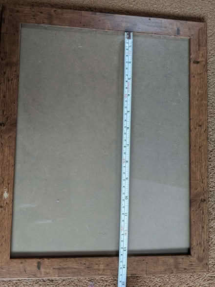 Photo of free Faux wood frame with glass and extra piece glass (Horspath OX33) #1