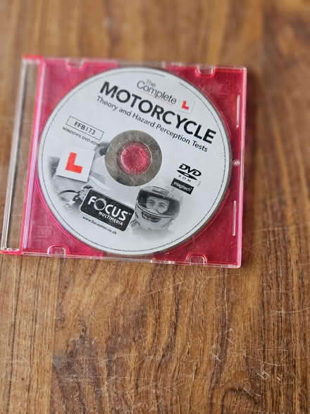 Photo of free Motor cycle riding license disc. (Kents Hill MK7) #1