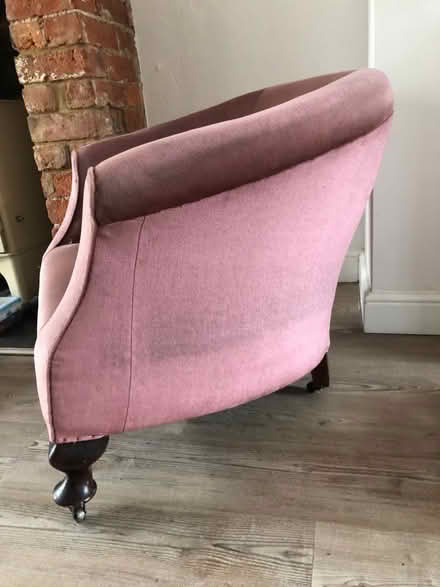 Photo of free Pink tub chair (Thrupp GL5) #2