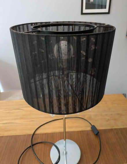 Photo of free Black crystal chandelier lamp (North Abingdon OX14) #2