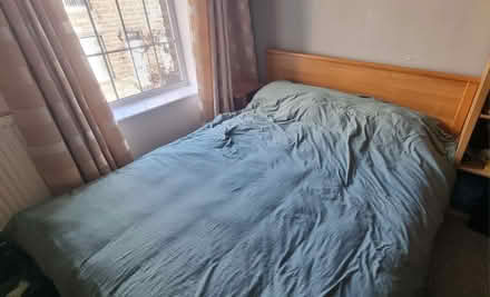 Photo of free European King-size Wood Bed Frame (BD20 Silsden) #1