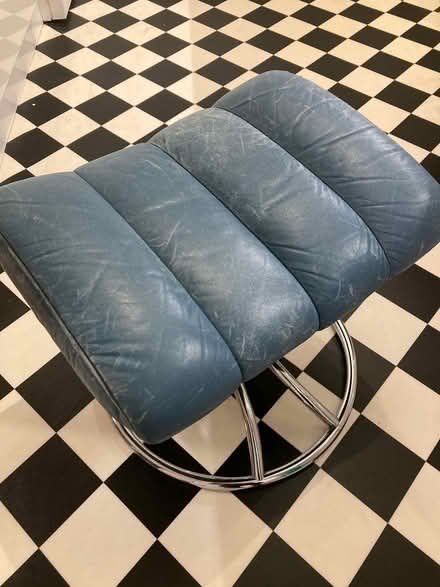 Photo of free Stool - leather and chrome (Hollingdean BN1) #1