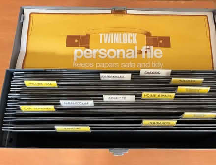 Photo of free Portable metal filing case (Canonbury N1) #2