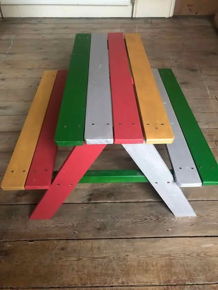Photo of free Kid’s picnic bench (High Street Llandrindod Wells) #1