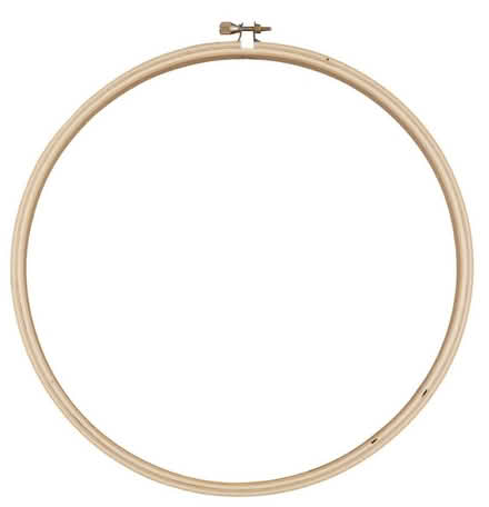 Photo of Wooden Embroidery Hoop - 8-10” (Redwood City) #1