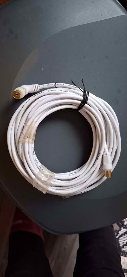 Photo of free Coaxial cable (10ftish) (The Meadows NG2) #1