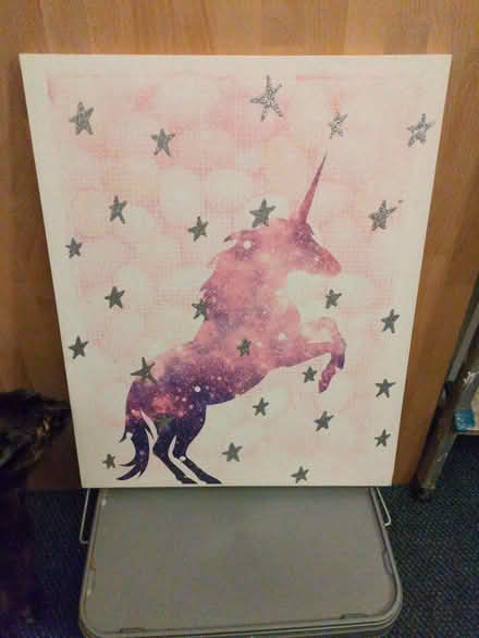 Photo of free Unicorn canvas frame (Chatham ME5) #1