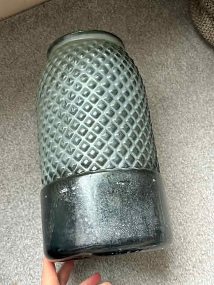 Photo of free Large blue glass vase (Levenshulme M19) #2